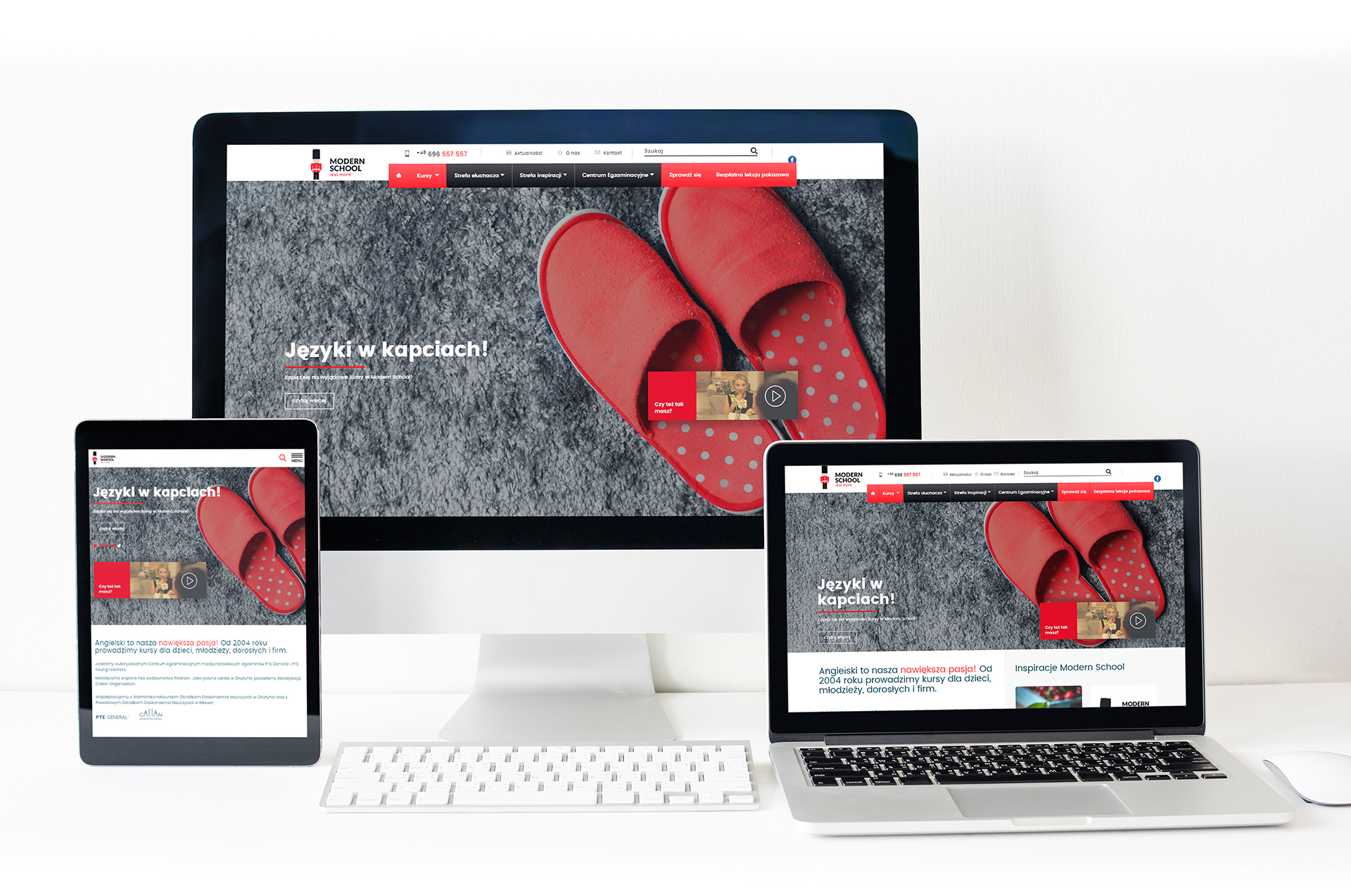 Modern School - prezentacja RWD